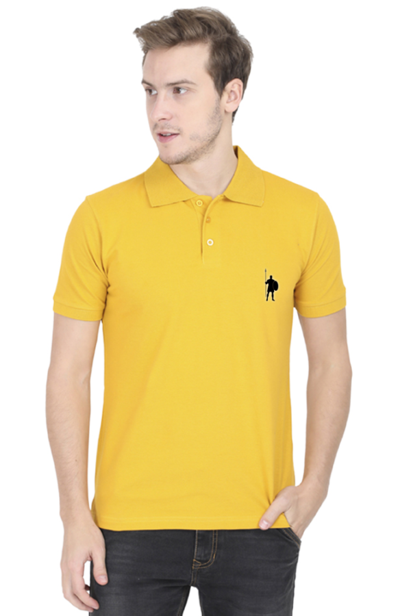 Male Polo Half Sleeve Black S - Image 2